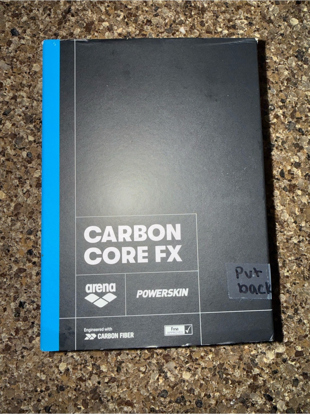 Barena Powerskin Carbon Core FX - Black with Blue Accent
